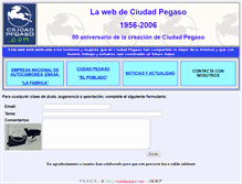 Tablet Screenshot of ciudadpegaso.com